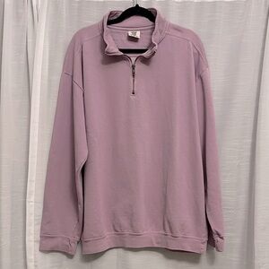 Comfort Colors Quarter-Zip Sweatshirt NWOT